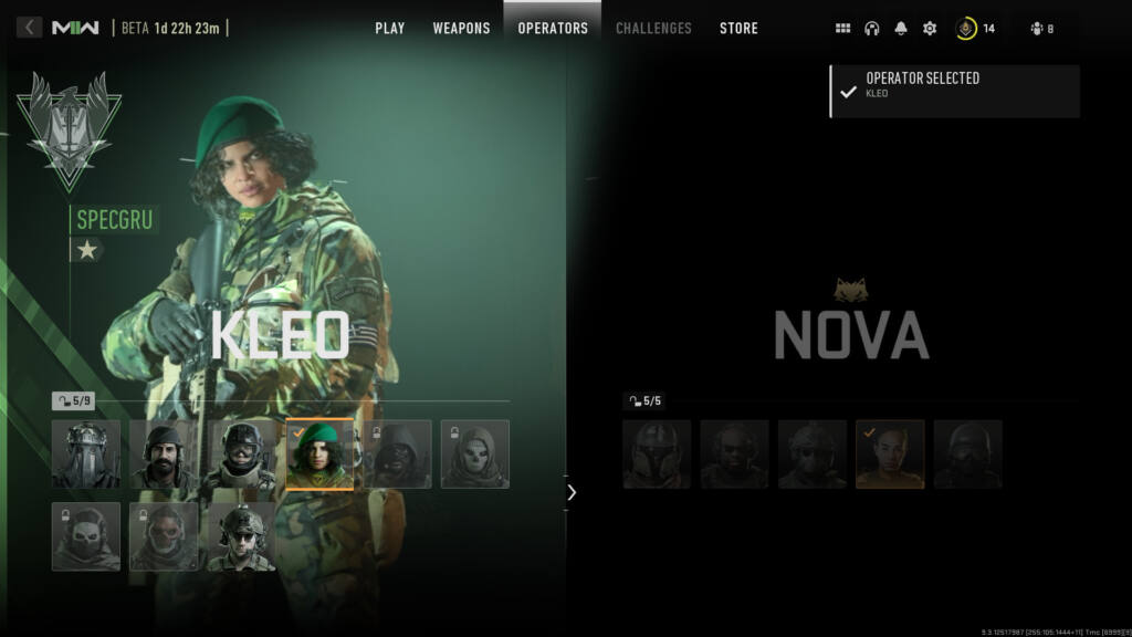 Call Of Duty: Modern Warfare ΙΙ BETA OPERATOR SELECTED